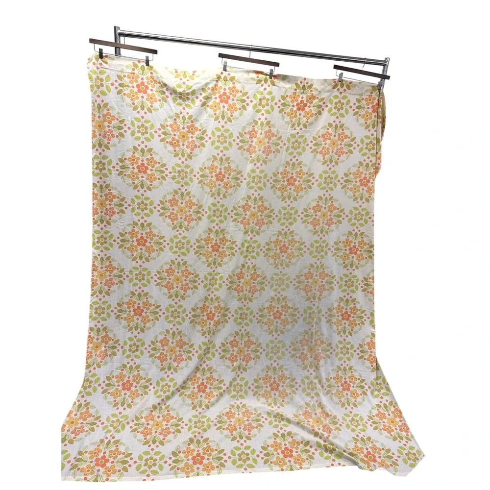 Unbranded Flower Power 70s Flat Sheet Full/Double 81